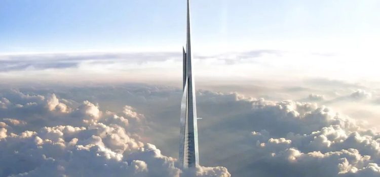 So entsteht der höchste Wolkenkratzer der Welt: der beeindruckende Jeddah Tower, dessen Höhe 1 Kilometer erreichen wird.