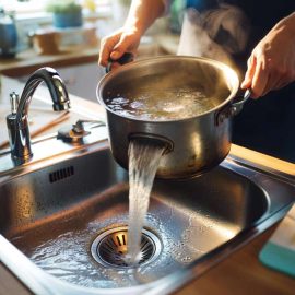 Ein Trick, mit dem Sie Ihr Waschbecken ohne Chemikalien und Spezialgeräte reinigen können Ein Trick, mit dem Sie Ihr Waschbecken ohne Chemikalien und Spezialgeräte reinigen können