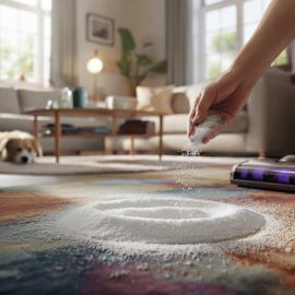 Warum das Bestreuen des Teppichs mit Salz vor dem Staubsaugen hilft, unangenehme Gerüche gründlich zu beseitigen
